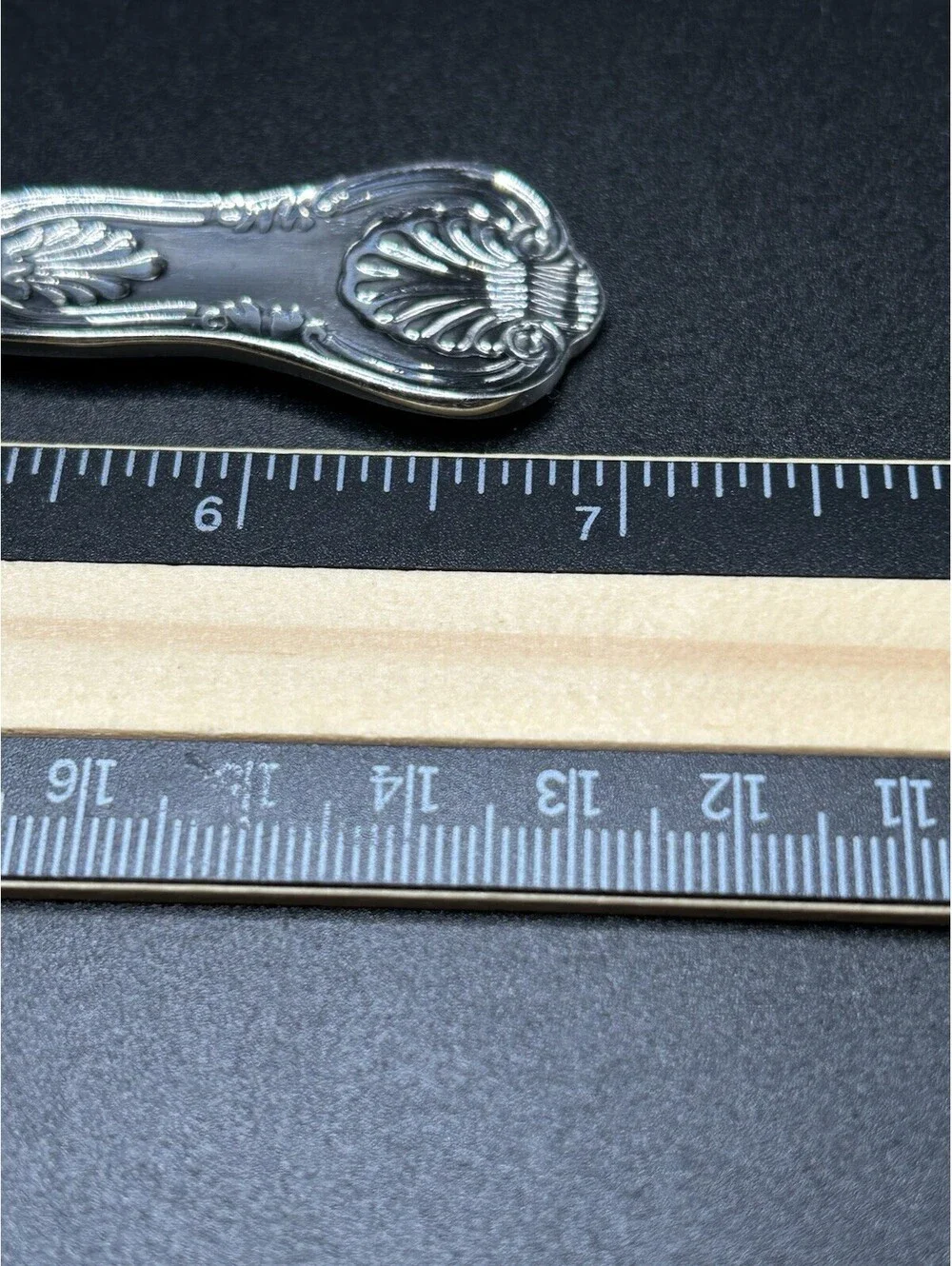 Vintage Set Of 4 Towle Hotel Kings Salad Forks Stainless Flatware Shell Handle